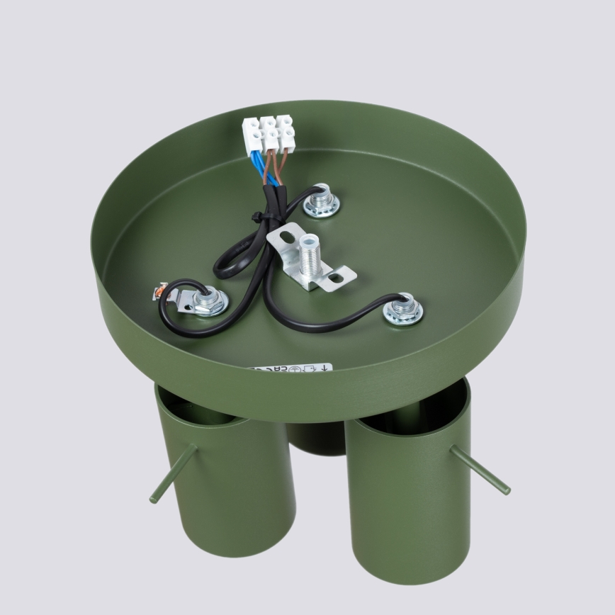 Reflektor RING 3xGU10/10W/230V zelena