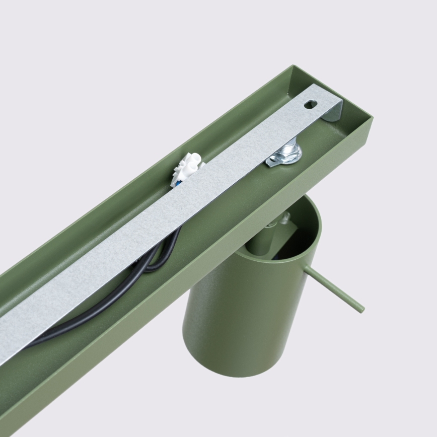 Reflektor RING 4xGU10/10W/230V zelena