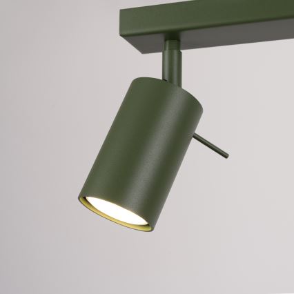 Reflektor RING 6xGU10/10W/230V zelena
