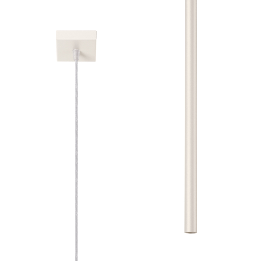 Lestenec na vrvici PASTELO 1xG9/8W/230V krem barva