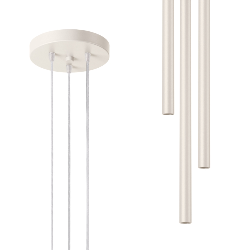 Lestenec na vrvici PASTELO 3xG9/8W/230V krem barva