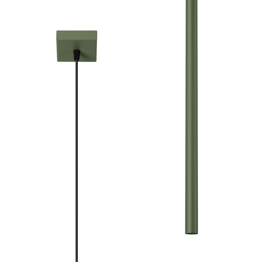 Lestenec na vrvici PASTELO 1xG9/8W/230V zelena