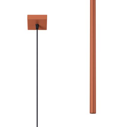 Lestenec na vrvici PASTELO 1xG9/8W/230V rdeča