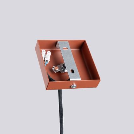 Lestenec na vrvici PASTELO 1xG9/8W/230V rdeča