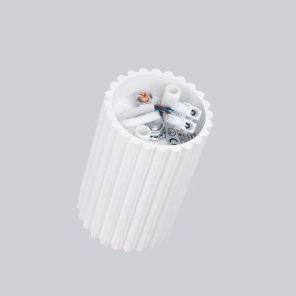 Reflektor KARBON 1xGU10/10W/230V 10 cm bela
