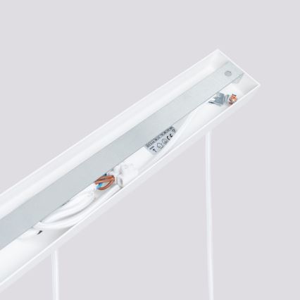 Lestenec na vrvici KARBON 3xGU10/10W/230V bela