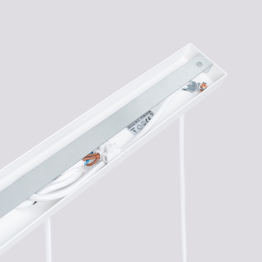 Lestenec na vrvici KARBON 3xGU10/10W/230V bela