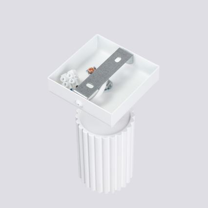 Stenski reflektor KARBON 1xGU10/10W/230V bela