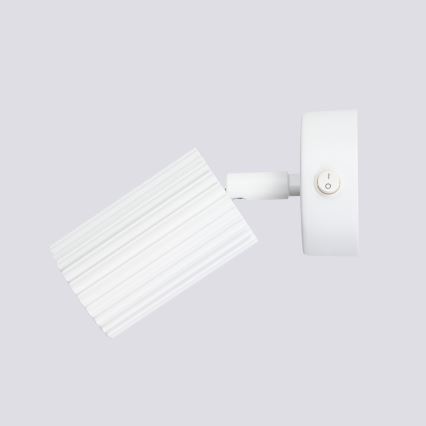 Stenski reflektor KARBON 1xGU10/10W/230V bela