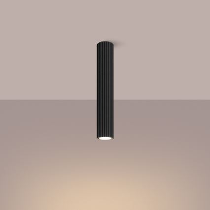 Reflektor KARBON 1xGU10/10W/230V 40 cm črna