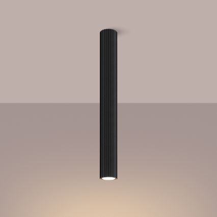 Reflektor KARBON 1xGU10/10W/230V 60 cm črna