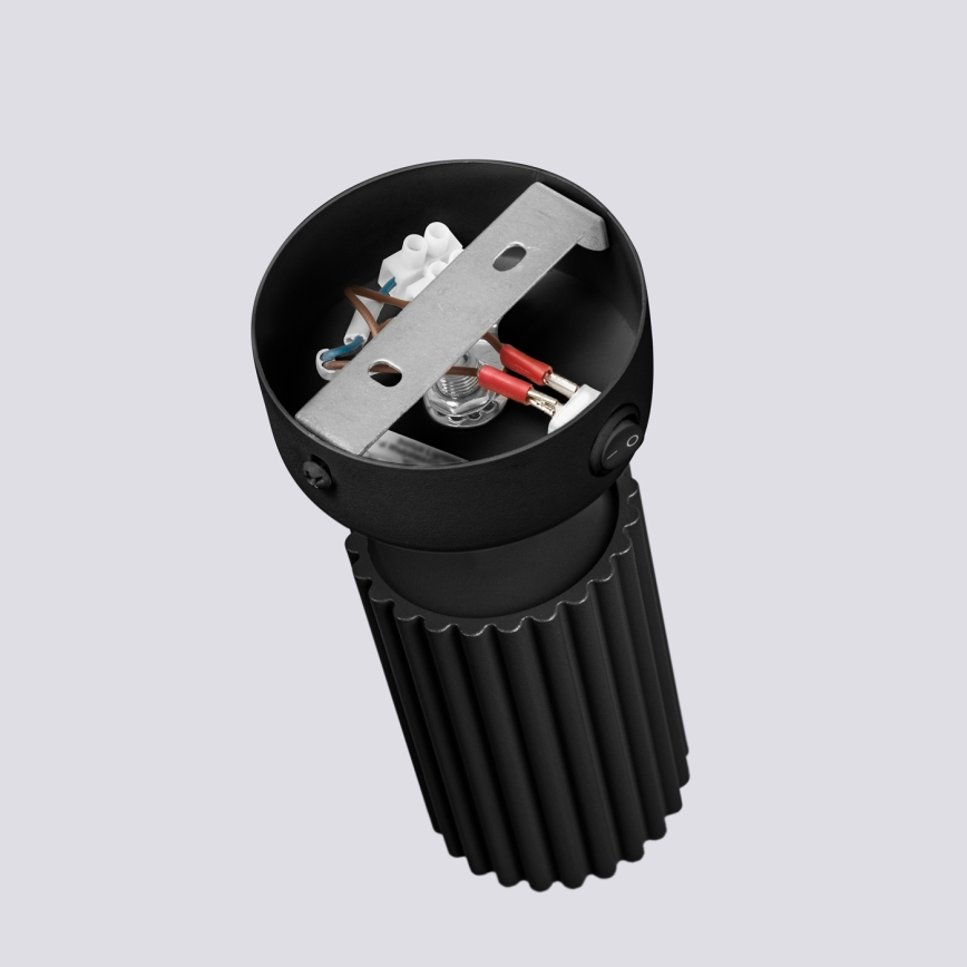 Stenski reflektor KARBON 1xGU10/10W/230V črna