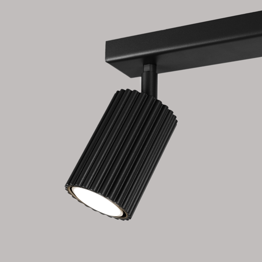 Reflektor KARBON 2xGU10/10W/230V črna