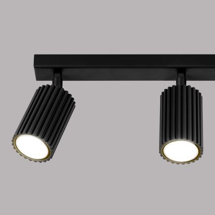 Reflektor KARBON 3xGU10/10W/230V črna