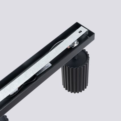 Reflektor KARBON 3xGU10/10W/230V črna