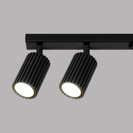 Reflektor KARBON 6xGU10/10W/230V črna