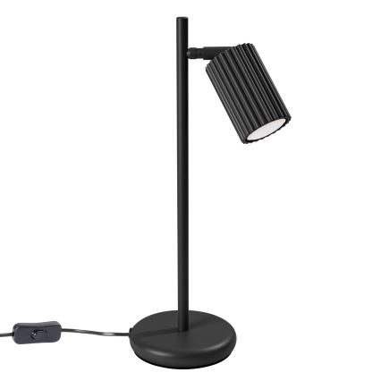 Namizna svetilka KARBON 1xGU10/10W/230V črna