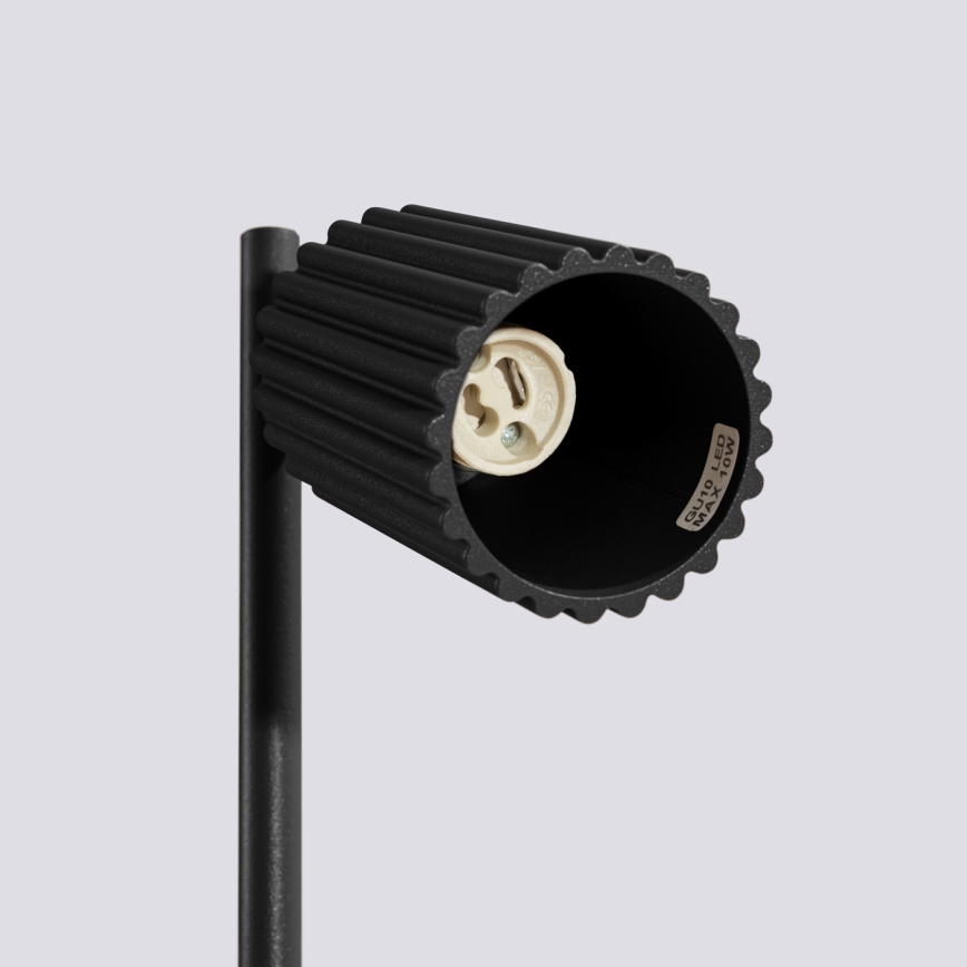 Namizna svetilka KARBON 1xGU10/10W/230V črna