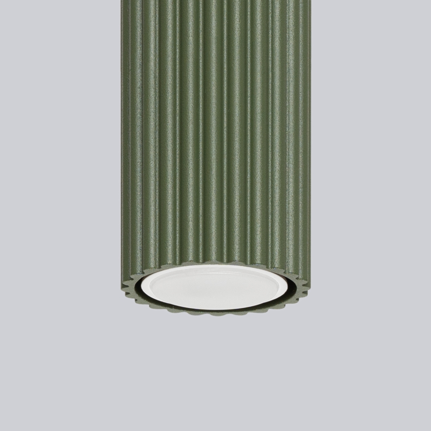 Reflektor KARBON 1xGU10/10W/230V 20 cm zelena