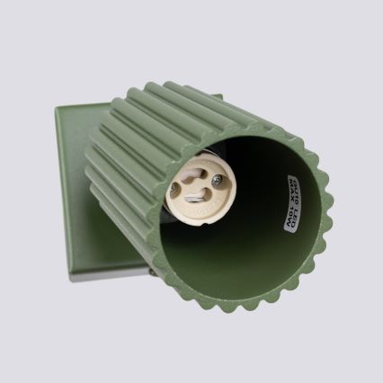 Stenski reflektor KARBON 1xGU10/10W/230V zelena