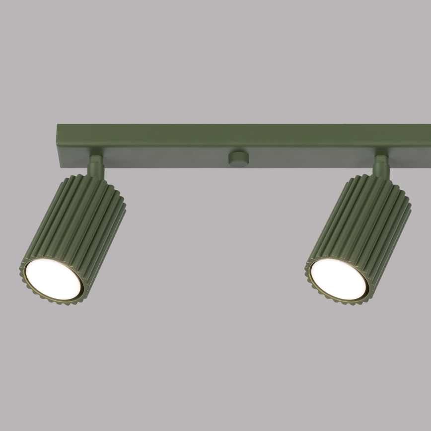 Reflektor KARBON 4xGU10/10W/230V zelena