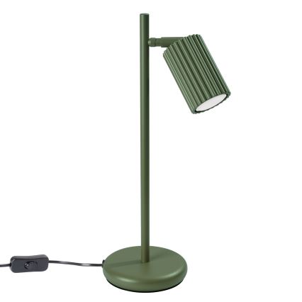 Namizna svetilka KARBON 1xGU10/10W/230V zelena