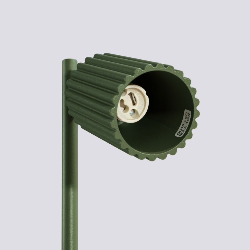 Namizna svetilka KARBON 1xGU10/10W/230V zelena
