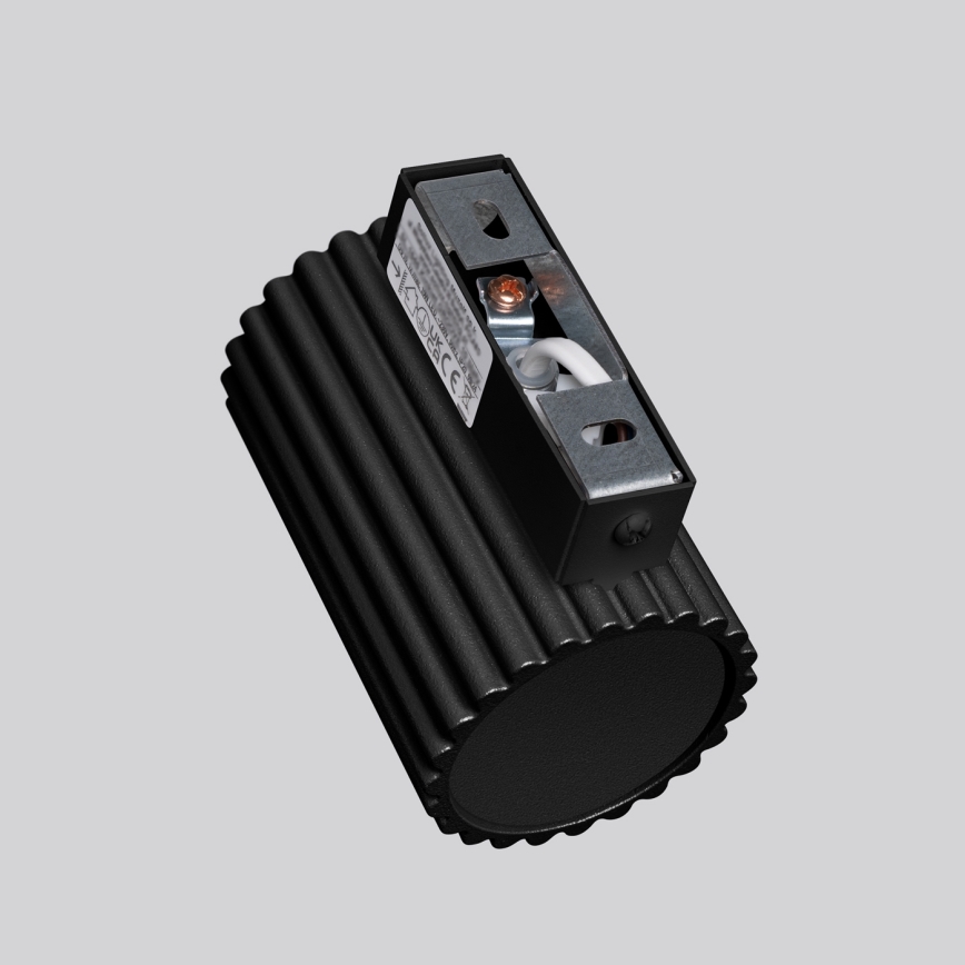 Stenska svetilka KARBON 1xGU10/10W/230V črna