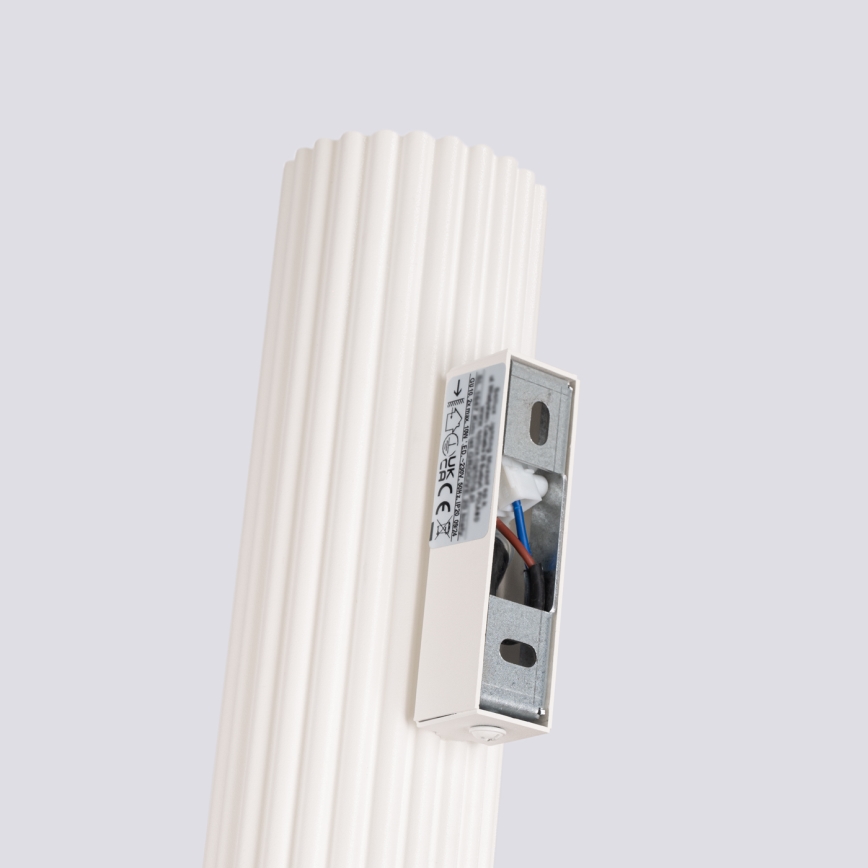 Stenska svetilka KARBON 2xGU10/10W/230V krem barva