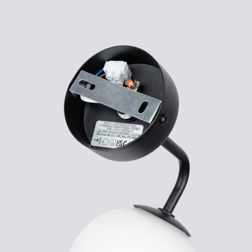 Stenska svetilka ASTRAL 1xG9/8W/230V črna