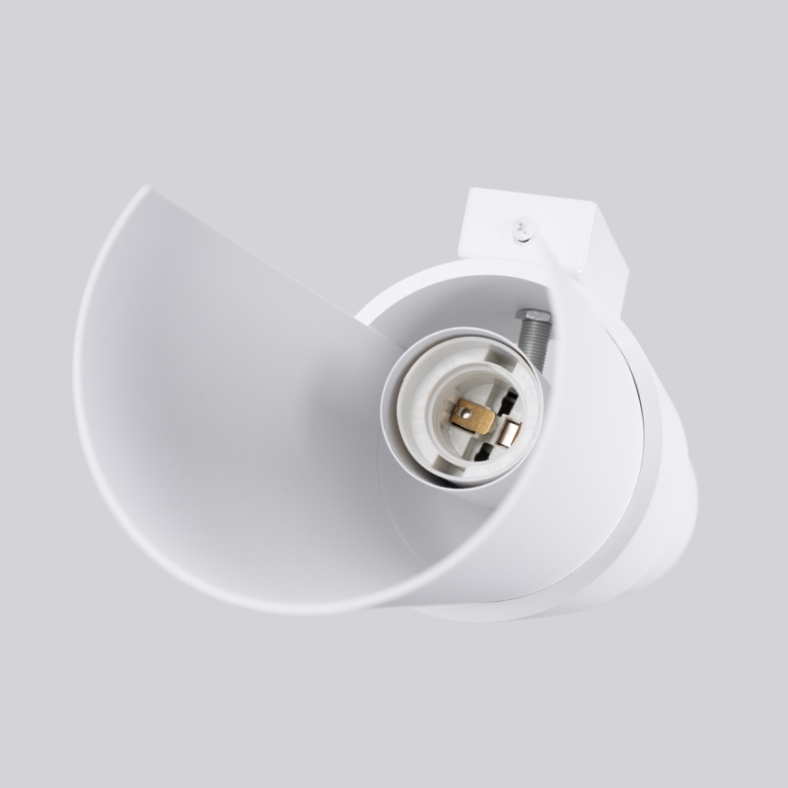 Stenska svetilka FLASH 2xE27/15W/230V bela
