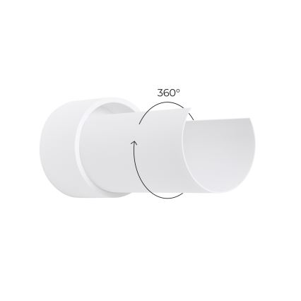 Stenska svetilka FLASH 1xE27/15W/230V bela