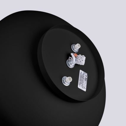 Stropna svetilka OMIQ 4xE27/15W/230V, premer 30 cm, črna