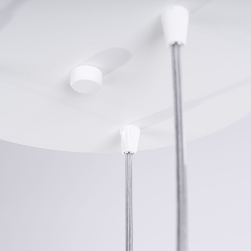 Lestenec na vrvici LAMI 3xGU10/10W/230V bela