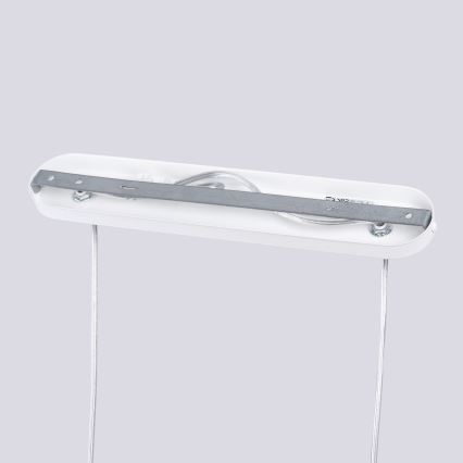 Lestenec na vrvici LIRO 2xGU10/10W/230V bela