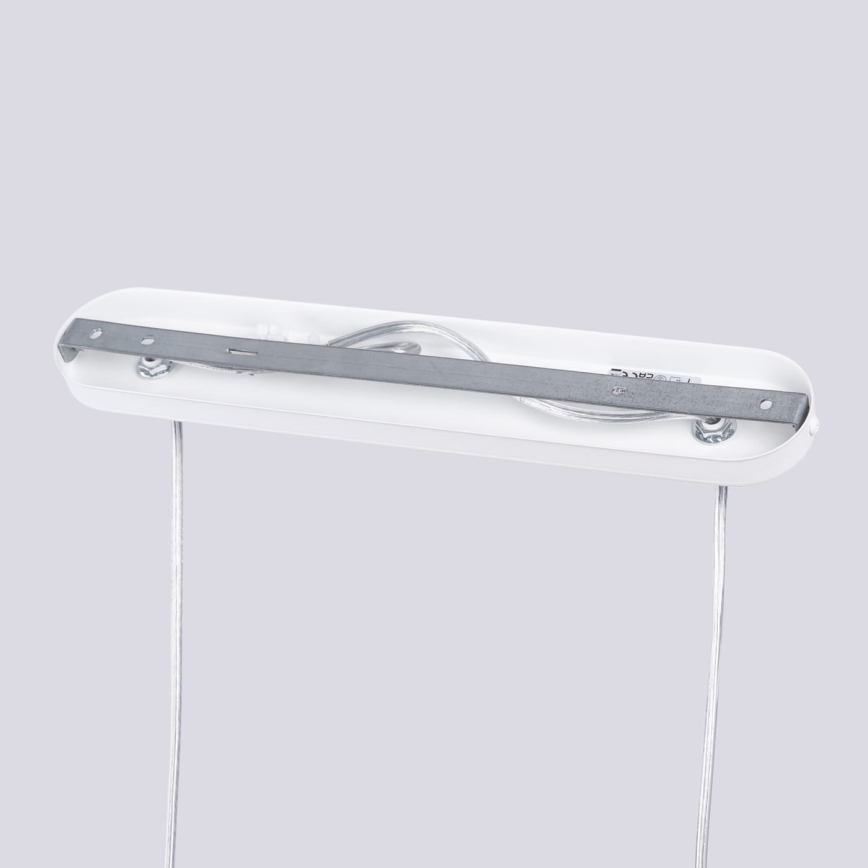 Lestenec na vrvici LIRO 2xGU10/10W/230V bela