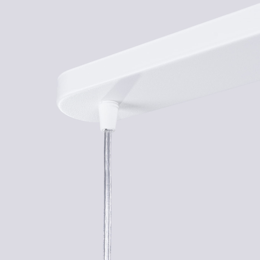 Lestenec na vrvici LIRO 3xGU10/10W/230V bela