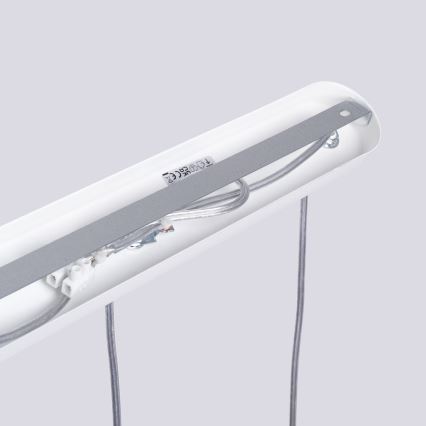 Lestenec na vrvici LIRO 3xGU10/10W/230V bela