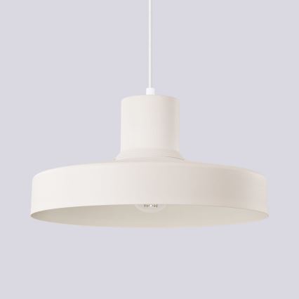 Lestenec na vrvici BILO 1xE27/15W/230V pr. 35 cm krem barva