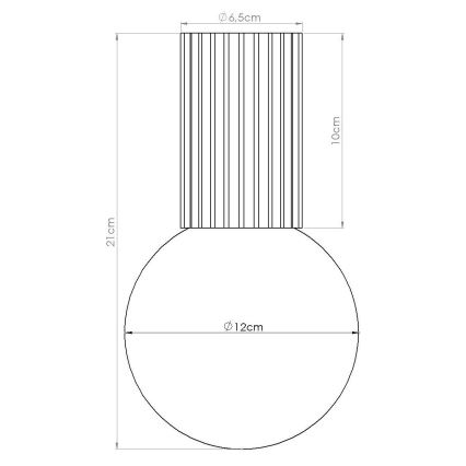 Kopalniška stropna svetilka HALO 1xG9/8W/230V pr. 12 cm IP44 bela