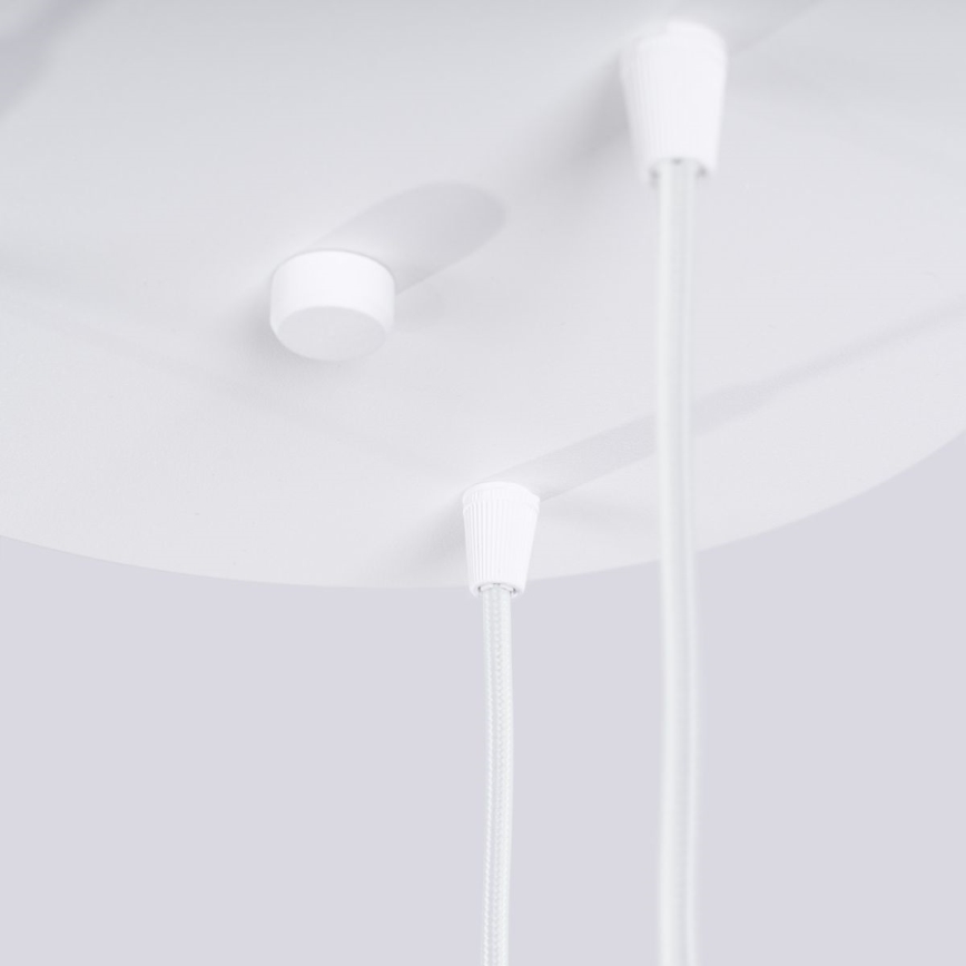 Lestenec na vrvici HALO 3xG9/8W/230V pr. 25 cm bela