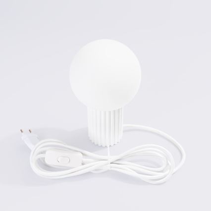 Namizna svetilka HALO 1xG9/8W/230V pr. 12 cm bela