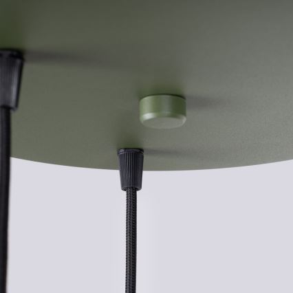 Lestenec na vrvici HALO 3xG9/8W/230V pr. 25 cm zelena