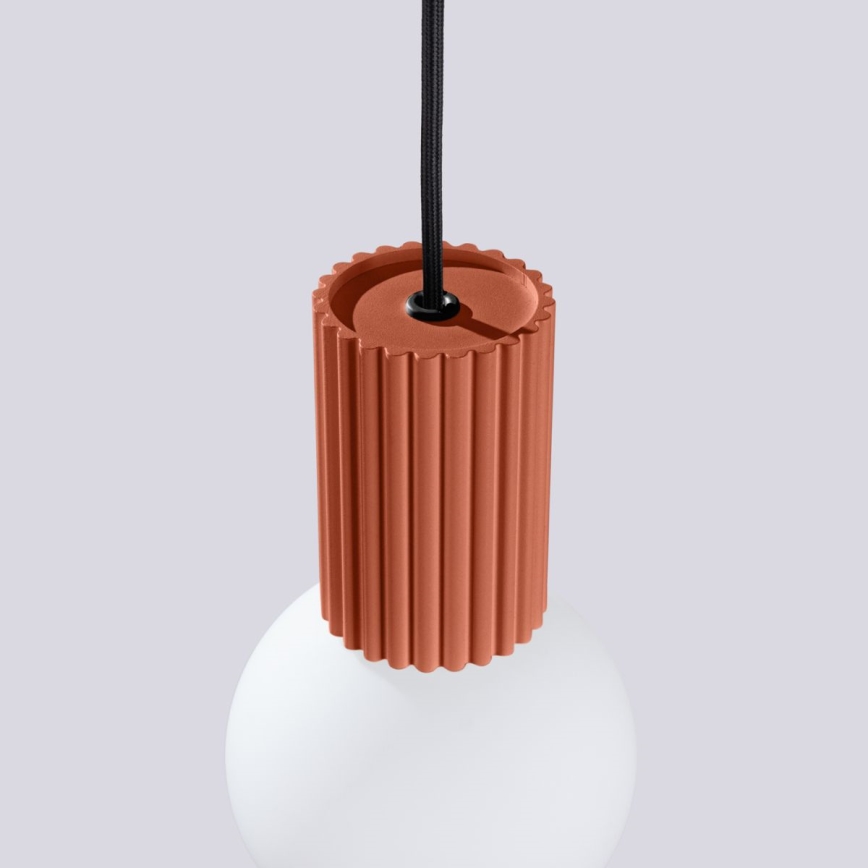 Lestenec na vrvici HALO 1xG9/8W/230V pr. 12 cm oranžna