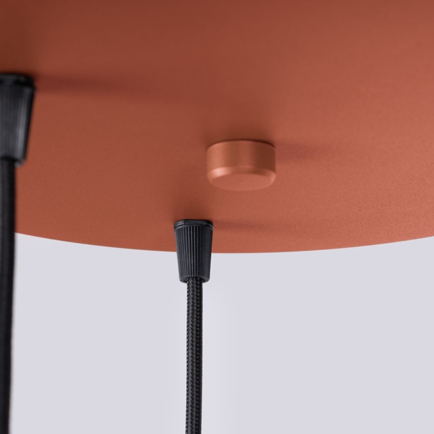 Lestenec na vrvici HALO 3xG9/8W/230V pr. 25 cm oranžna