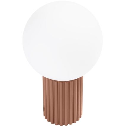 Namizna svetilka HALO 1xG9/8W/230V pr. 12 cm rjava