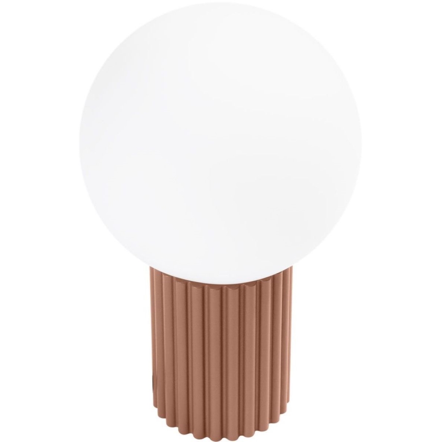 Namizna svetilka HALO 1xG9/8W/230V pr. 12 cm rjava