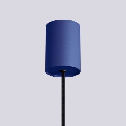 Lestenec na vrvici HALO 1xG9/8W/230V pr. 12 cm modra