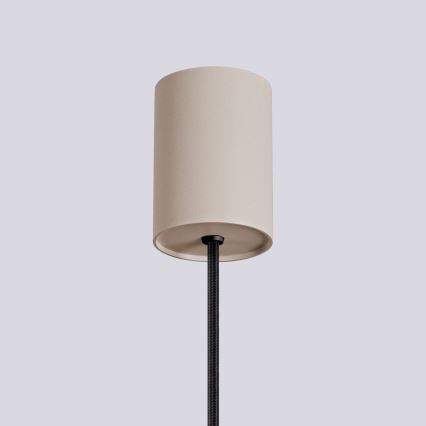 Lestenec na vrvici HALO 1xG9/8W/230V pr. 12 cm bež