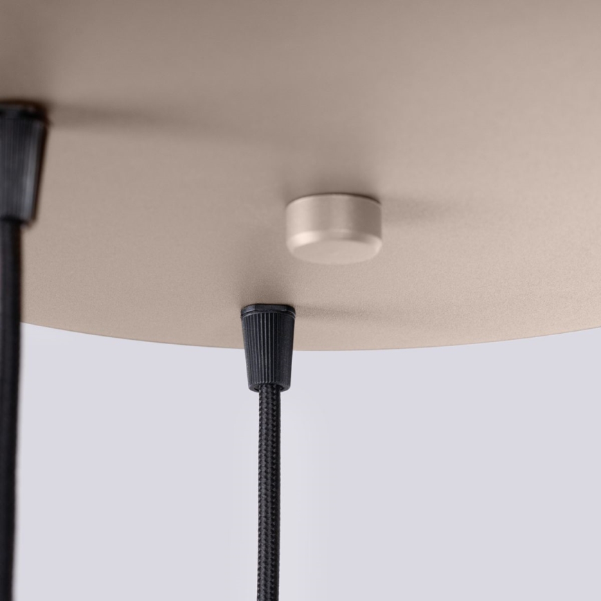 Lestenec na vrvici HALO 3xG9/8W/230V pr. 25 cm bež